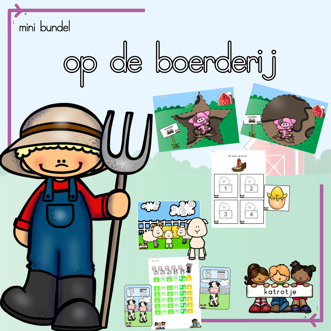 mini bundel op de boerderij