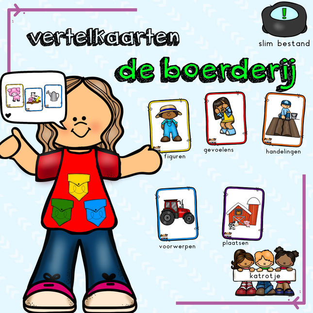 vertelkaarten de boerderij