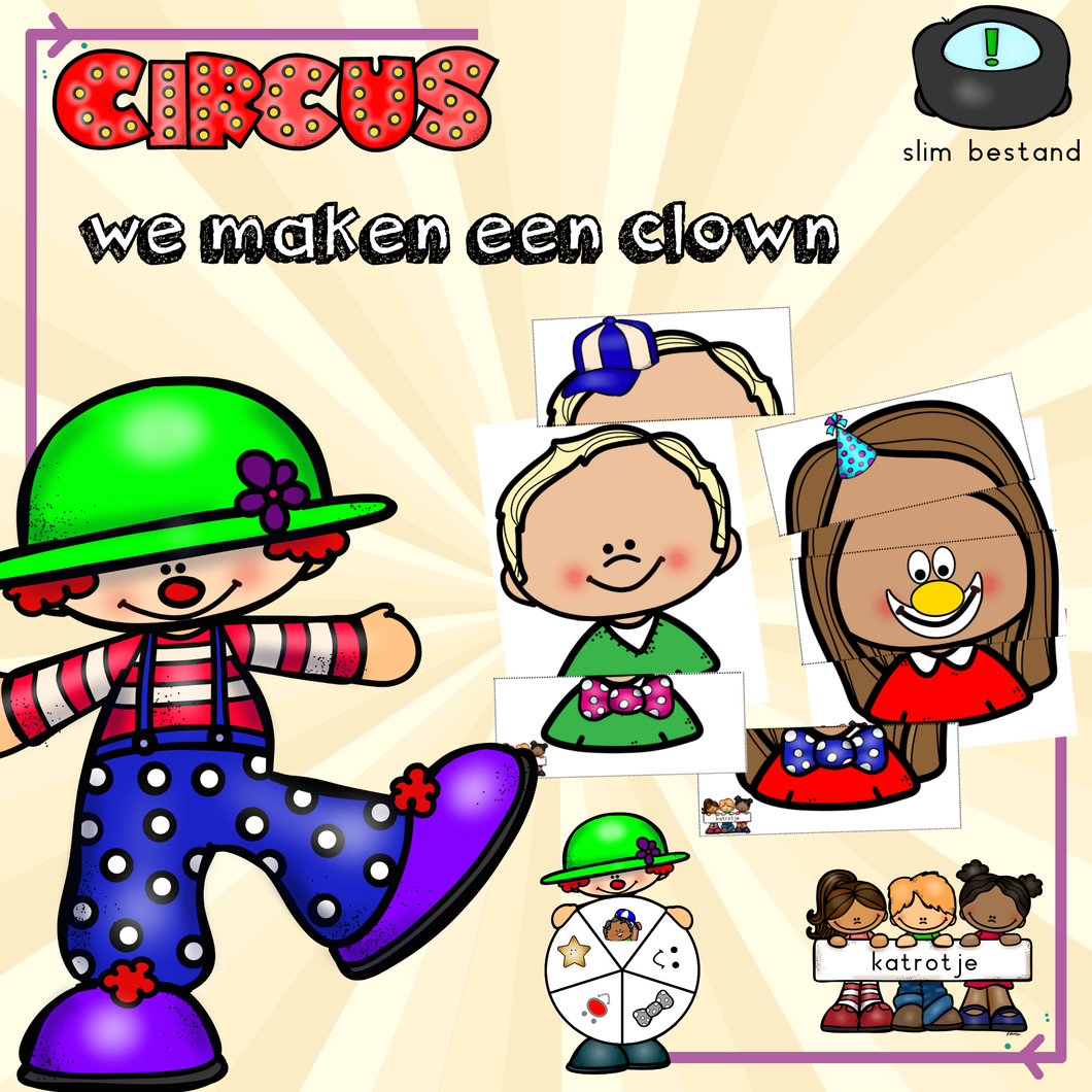 we maken een clown