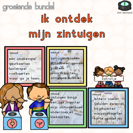 ik ontdek mijn zintuigen mega bundel